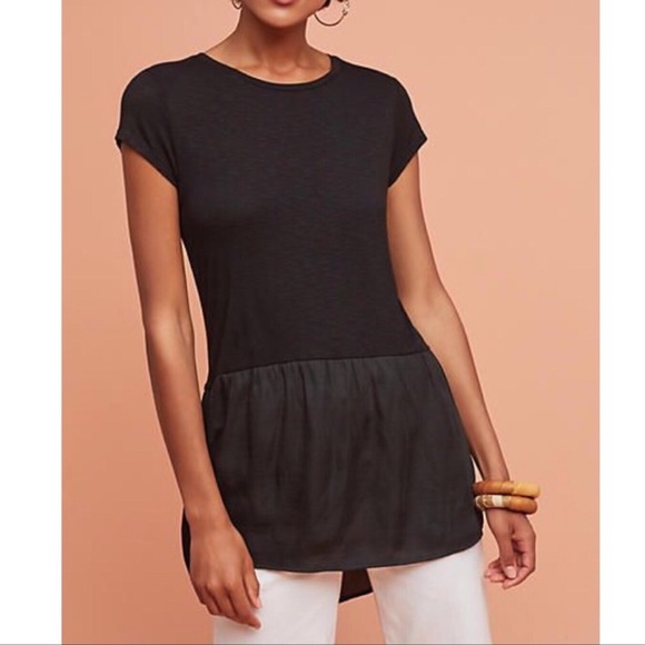 Anthropologie Tops - Anthropologie Sz M Contrast Tunic by Dolan EUC